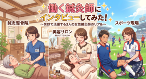 働く鍼灸師にインタビューしてみた！自分に合う企業・職場の選び方