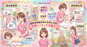 鍼灸師が働く場所とは？資格を活かせる3つの働き方と条件