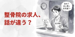 整骨院の求人と実際が違う｜業界の裏側と入社後の対処法