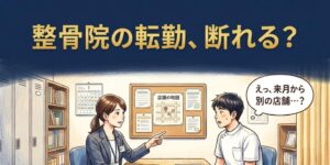 整骨院の転勤・異動は断れる？グループ院で確認すること
